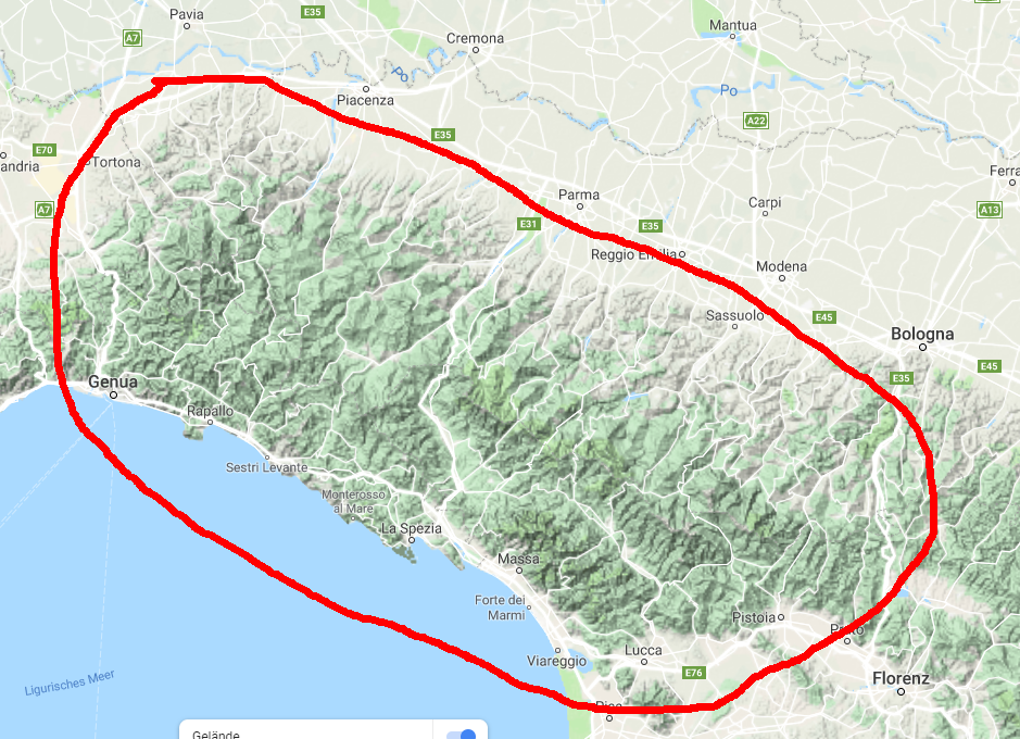 Suche Tipps: Apennin / Emilia Romagna / Toskana - Unterkunft / Touren
